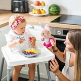 Столовые приборы из нержавеющей стали для детей BabyOno, розовый с серым (1065/02)м - Pampik - 6