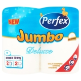 Паперові рушники Perfex Deluxe Jumbo, двошарові, 2 рулони - Pampik