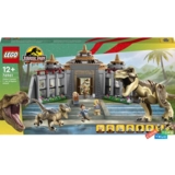 Конструктор LEGO Jurassic World Центр відвідувачів: Атака тиранозавра та раптора, 693 деталей (76961) - Pampik