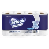 Паперові рушники Selpak Professional Premium тришарові, 8 рулонів - Pampik