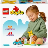 Конструктор LEGO DUPLO Вітрова турбіна та електромобіль, 16 деталей (10985) - Pampik - 6