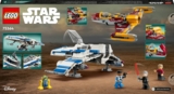 Конструктор LEGO Star Wars™ Винищувач Нової Республіки "E-Wing" проти Зоряного винищувача Шин Хаті, 1056 деталей (75364) - Pampik - 9