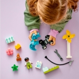 Конструктор LEGO DUPLO Вітрова турбіна та електромобіль, 16 деталей (10985) - Pampik - 5