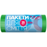 Пакеты для мусора Добра Господарочка, 45 л, 25 шт., зеленый (4820086521840) - Pampik