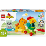 Конструктор LEGO DUPLO Поїзд тварин, 19 деталей (10412) - Pampik