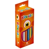 Мел цветной Strateg маленький круглый, 8 шт. (50105) - Pampik