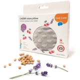 Грелка BabyOno з кісточок вишні та ароматом лаванди, 13х16 см, сірий (796/02) - Pampik