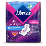 Гігієнічні прокладки Libresse Ultra Goodnight Large, нічні, 8 шт. - Pampik - 2