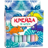 Крейда кольорова Strateg маленька кругла, 18 шт. (50107) - Pampik