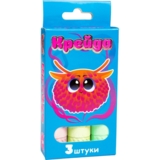 Крейда кольорова Strateg Куля, 3 шт. (50122) - Pampik