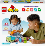 Конструктор LEGO DUPLO Town Сміттєпереробна вантажівка, 15 деталей (10987) - Pampik - 2