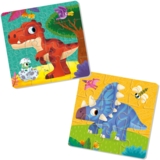 М'які пазли Roter Kafer 2 в 1 Динозаври, 25 елементів (RK6050-01) - Pampik - 2