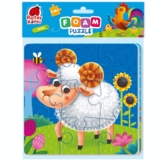 Мягкие пазлы Roter Kafer 2 в 1 Ферма, 25 элементов (RK6050-04) - Pampik