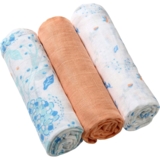 Пелюшки муслінові бавовняні BabyOno, 70х70 см, 3 шт. (348/09) - Pampik - 2