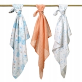 Пелюшки муслінові бавовняні BabyOno, 70х70 см, 3 шт. (348/09) - Pampik - 3