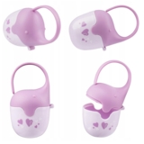 Футляр для пустушки BabyOno Слоник, рожевий (529/03) - Pampik - 2