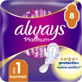 Гігієнічні прокладки Always Platinum Normal Single, 8 шт. - Pampik