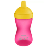Чашка-непроливайка з твердим носиком Philips Avent, 18+ міс, рожевий, 300 мл (SCF804/04) - Pampik - 2