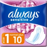 Прокладки гигиенические Always Sensitive Normal Plus, 10 шт. - Pampik