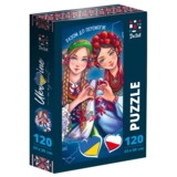 Пазли De.tail Україна та Польща, 120 елементів (DT100-16) - Pampik
