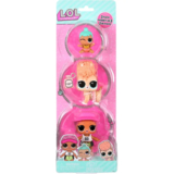 Набір ігрових фігурок L.O.L. Surprise OPP Tot + Pet + Lil Sis Спайки, Кітті, Ліл Дженні (987895) - Pampik - 3