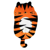 Мягкая игрушка Cats vs Pickles Полосатик, 10 см (CVP1002PM-331) - Pampik