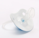 Пустушка силіконова Lindo, анатомічна, 6-12 міс., блакитний (Li402/6-12 г) - Pampik - 2