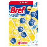Туалетний блок для унітаза Bref Сила актив Свіжість лимона, 3 шт. - Pampik