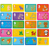 Пазли Vladi Toys Академія розвитку Знайди пару Вважаємо до 10. Хто що їсть, 21 елемент (VT5003-01) - Pampik - 3