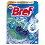 Туалетный блок для унитаза Bref Color aktiv Эвкалипт, 50 г - Pampik
