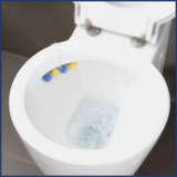 Туалетный блок для унитаза Bref Color aktiv Эвкалипт, 50 г - Pampik - 3