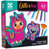 Набор для творчества Vladi Toys Glitter Art "Блестящие зверьки", укр. язык (VT4501-11) - Pampik