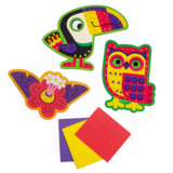 Набор для творчества Vladi Toys Птицы мягкая мозаика (VT4511-09) - Pampik - 3
