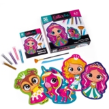 Набір творчості Vladi Toys Glitter Art "Казкові принцеси", укр. мова (VT4501-10) - Pampik - 2