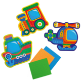 Набір для творчості Vladi Toys "Транспорт" м'яка мозаїка (VT4511-10) - Pampik - 3