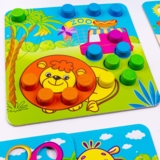 Деревянная мозаика Roter Kafer Зоопарк с мешочком (RW4004) - Pampik - 4