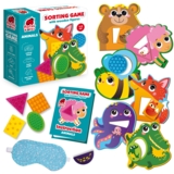 Гра-сортер Roter Kafer Звірята з дерев'яними фігурами (RW4204) - Pampik - 2