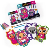 Набор для творчества Vladi Toys Glitter Art "Блестящие зверьки", укр. язык (VT4501-11) - Pampik - 2