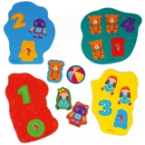 Пазли максі з грою Vladi Toys Малюк зможе "Тварини та іграшки", укр. мова, 12 елементів (VT1722-23) - Pampik - 2