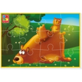 М'які пазли Vladi Toys Малюк зможе А5 "Ведмежата", 12 елементів (VT1103-98) - Pampik