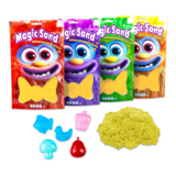 Кінетичний пісок Strateg Magic sand жовтий, 1 кг (39404-5) - Pampik - 3
