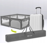 Манеж Lionelo, 187x207 см (LO-WILLOW XL GREY CONCRETE) - Pampik - 2