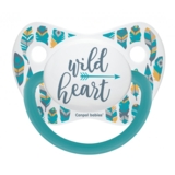 Силіконова анатомічна пустушка Canpol Babies Wild Nature, бірюзовий, 18+ міс. (23/287_tur) - Pampik