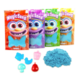 Кінетичний пісок Strateg Magic sand блакитний, 1 кг (39404-3) - Pampik - 3