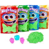 Кінетичний пісок Strateg Magic sand зелений, 350 г (39402-2) - Pampik - 3