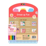 Набір для творчості Avenir Топ-модель 3 в 1, розмальовка з наклейками (CH201742) - Pampik - 2