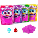 Кінетичний пісок Strateg Magic sand фіолетовий, 200 г (39401-4) - Pampik - 3
