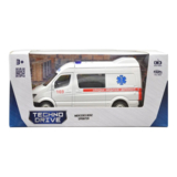 Автомодель TechnoDrive Mercedes Benz Sprinter Швидка допомога, 1:32, білий (250344U) - Pampik - 11