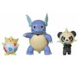 Набір ігрових фігурок Pokemon W17 Battle figure Togepi + Pancham + Wartortle (PKW3051) - Pampik