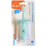 Зубна щітка BabyOno, з обмежувачем, м'ятний - Pampik - 2